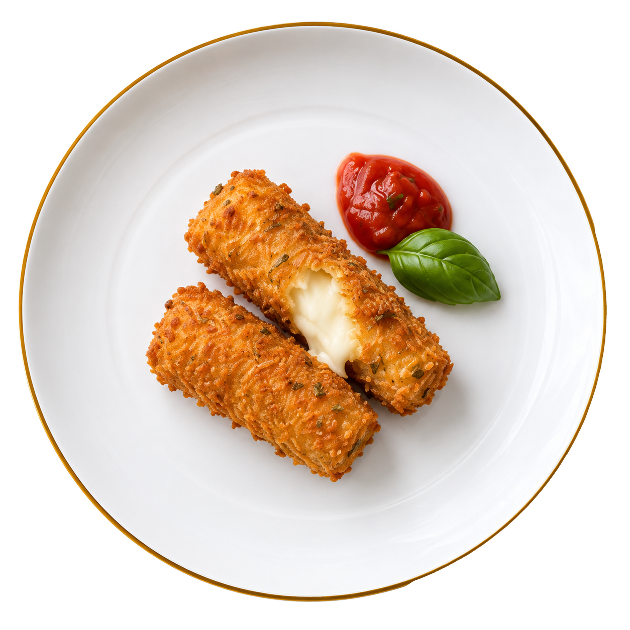 Mozzarella Stick sunumu