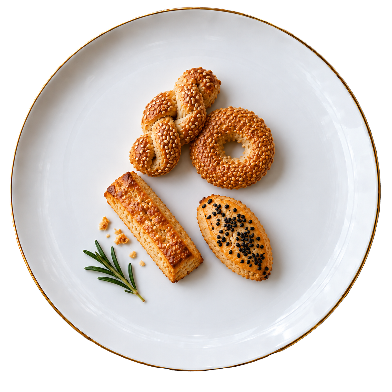 Tuzlu Kuru Pasta sunumu